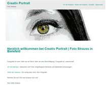 Tablet Screenshot of creativportrait.de